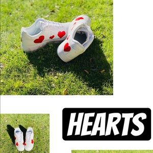 Custom Air Force 1 (Red Hearts)